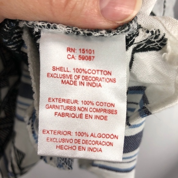 ANTHROPOLOGIE RED CARTER white & black embroidered short shift dress - Picture 7 of 10